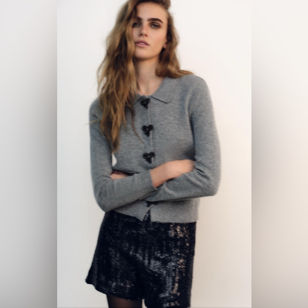NWT Zara Cardigan Sweater Sz M